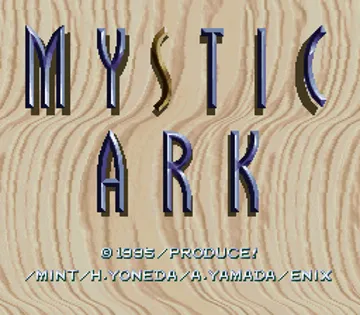 Mystic Ark (Japan) screen shot title